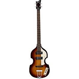 Hofner Ignition Series Short-Scale Violin Bass Guitar with Cavern Pickup Spacing Sunburst