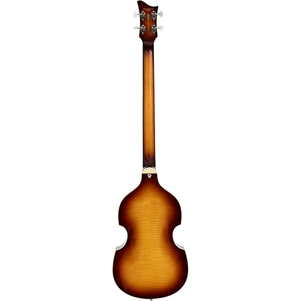 Hofner Ignition Series Short-Scale Violin Bass Guitar with Cavern Pickup Spacing Sunburst