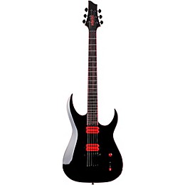 Schecter Guitar Research Sunset-6 Red Dawn Electric Guitar Gloss Black