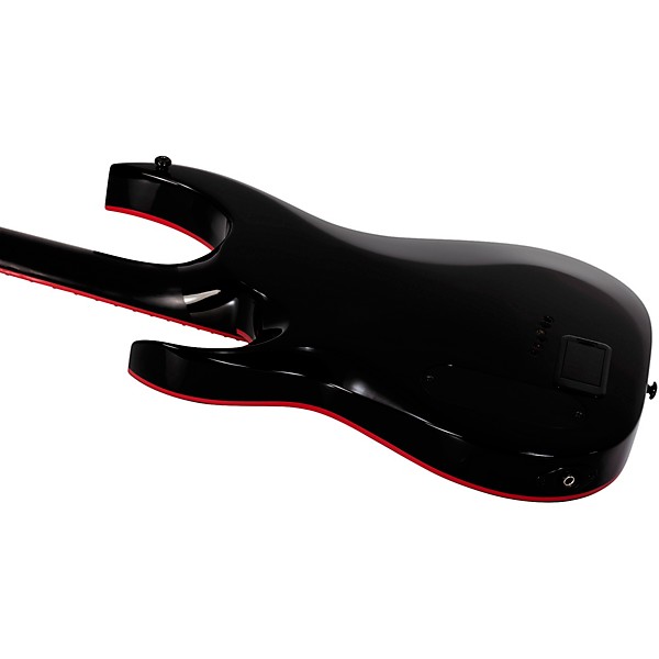 Schecter Guitar Research Sunset-6 Red Dawn Electric Guitar Gloss Black