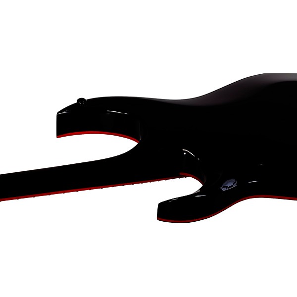 Schecter Guitar Research Sunset-6 Red Dawn Electric Guitar Gloss Black