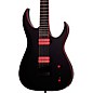 Schecter Guitar Research Sunset-6 ET EX Red Dawn Electric Guitar Gloss Black