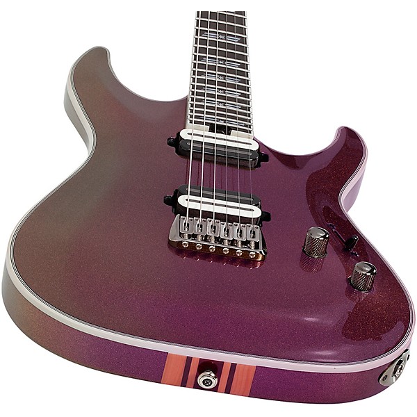 Schecter Guitar Research C-1 SLS Hollywood Electric Guitar Supernova Metallic