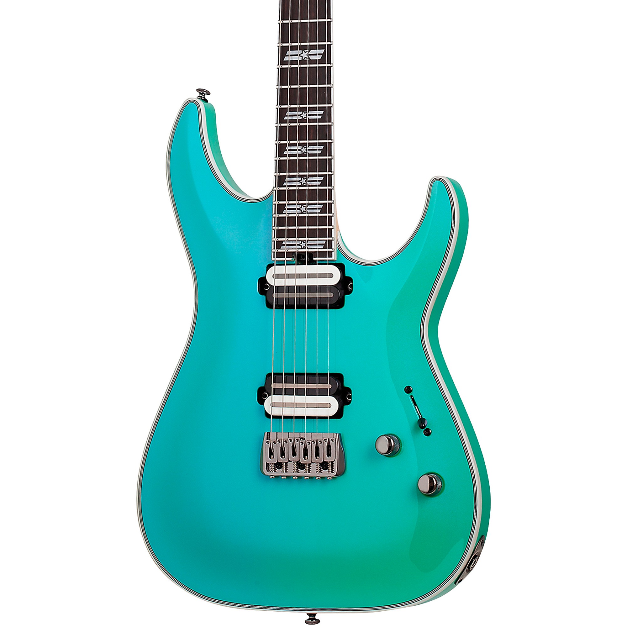 Schecter Guitar Research C-1 SLS Hollywood Electric Guitar Glacier