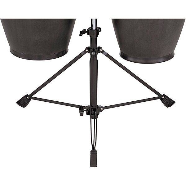 Pearl Conga and Tumba Set, 11.75" and 12.5" With Stand Sheer Black