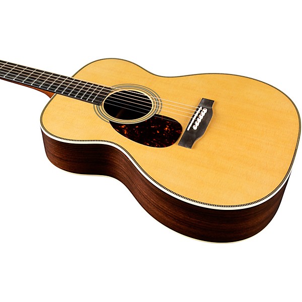 Martin OM-28 Standard Orchestra Model Left-Handed Acoustic Guitar - Natural