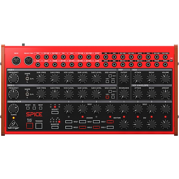 Behringer SPICE アナログシンセサイザー Behringer Spice Analog Polyrhythmic Synthesizer | Guitar Center