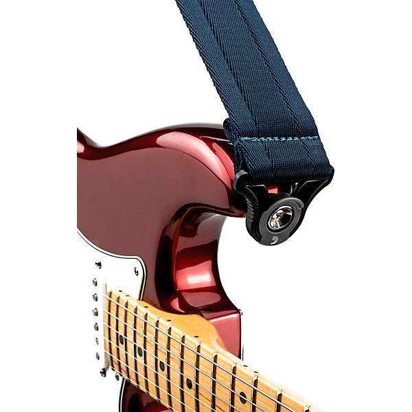 D'Addario Auto Lock Nylon Guitar Strap Midnight Blue
