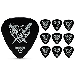 Pick Boy Broken Heart Skull Celltex Guitar Picks 1.00 mm 10 Pack