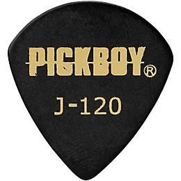 Pick Boy Black Polyacetal Jazz Guitar Picks 1.20 mm 10 Pack