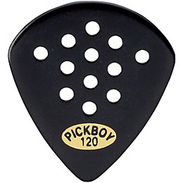 Pick Boy Pos-a-Grip Black Cellulose Jazz Guitar Picks 1.20 mm 10 Pack