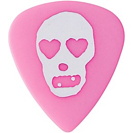 Pick Boy Angel Rocks Pink Heart Skull Polyacetal Guitar Picks 1.00 mm 10 Pack