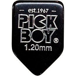 Pick Boy Homebase shape Black Cellulose Guitar Picks 1.20 mm 10 Pack