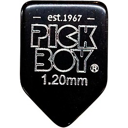 Pick Boy Homebase shape Black Cellulose Guitar Picks 1.20 mm 10 Pack