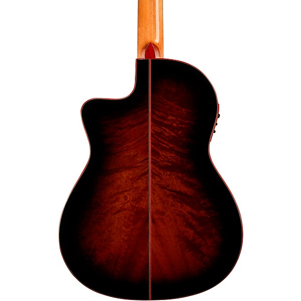 Open Box Cordoba Fusion 12 Exotic Top Nylon-String Classical Acoustic-Electric Guitar Level 2 Brown Sugar Burst 197881342975