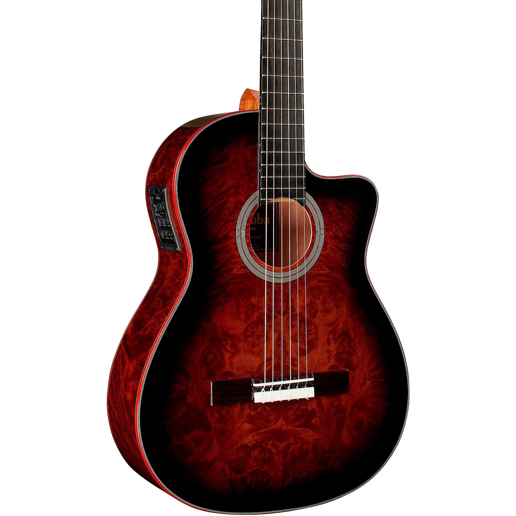 Cordoba Fusion 12 Exotic Nylon Classical Acoustic Guitar Brown Sugar