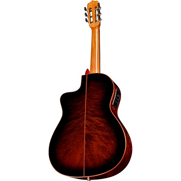 Open Box Cordoba Fusion 12 Exotic Top Nylon-String Classical Acoustic-Electric Guitar Level 2 Brown Sugar Burst 197881342975