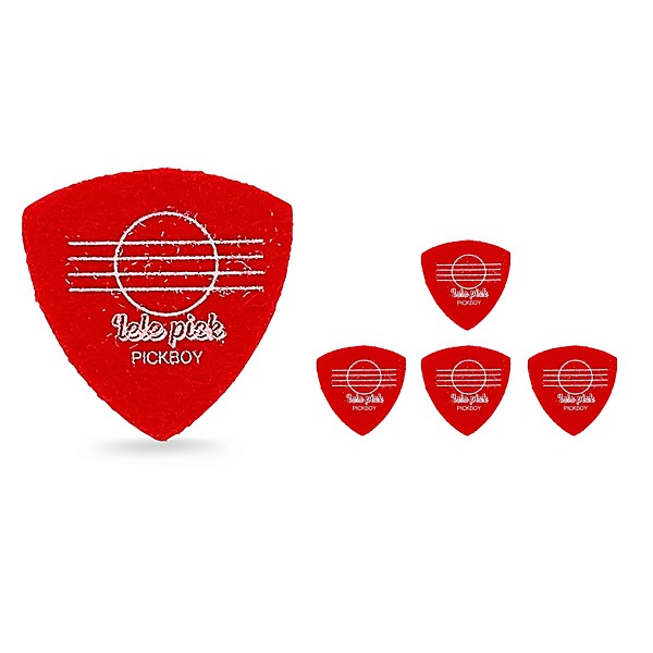 Pick Boy Felt Ukulele Picks Soft 5 Pack