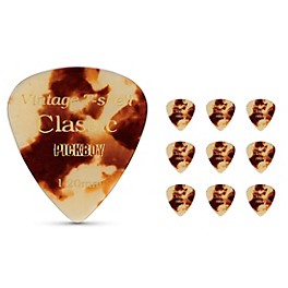 Pick Boy Tortoise-Shell Cellulose Vintage Guitar Picks 1.20 mm 10 Pack