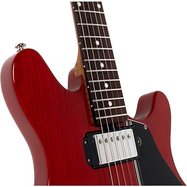 Ernie Ball Music Man Valentine Electric Guitar Cherry