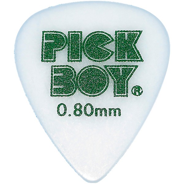 Pick Boy Sandgrip Polyacetal Guitar Picks .80 mm 10 Pack