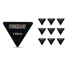 Pick Boy Triangle Black Cellulose Bass Picks 1.00 mm 10 Pack Pick Boy Triangle Black Cellulose Bass Picks 1.50 mm 10 Pack