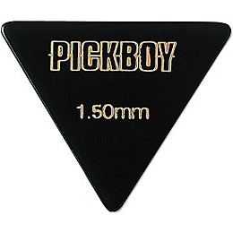 Pick Boy Triangle Black Cellulose Bass Picks 1.50 mm 10 Pack