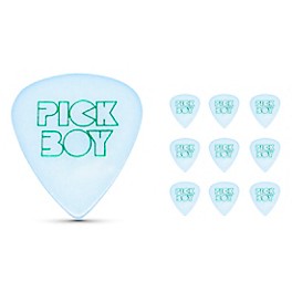 Pick Boy Pacman Logo Polyacetal Raindrop Guitar Picks .80 mm 10 Pack