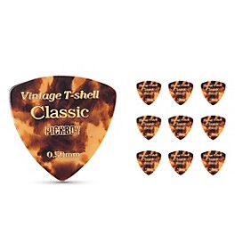 Pick Boy Classic T-Shell Triangle Cellulos... Pick Boy Classic T-Shell Triangle Cellulose Vintage Guitar Picks .50 mm 10 Pack