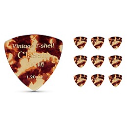 Pick Boy Classic T-Shell Triangle Cellulose Vintage Guitar Picks 1.20 mm 10 Pack