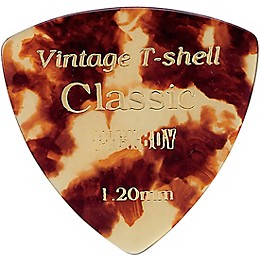 Pick Boy Classic T-Shell Triangle Cellulose Vintage Guitar Picks 1.20 mm 10 Pack