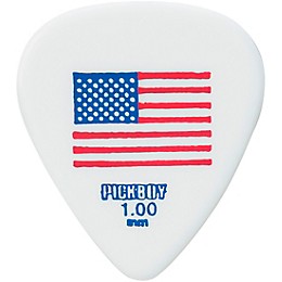 Pick Boy USA Flag Small Celltex Guitar Picks 1.00 mm 10 Pack