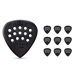 Pick Boy Pos-a-Grip Black Carbon/Nylon Guitar Picks .7... Pick Boy Pos-a-Grip Black Carbon/Nylon Guitar Picks 1.00 mm 10 Pack