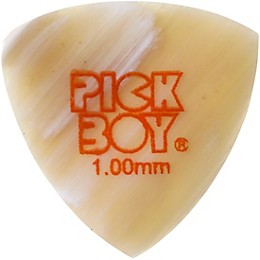 Pick Boy Hand-Crafted Natural Horn Triangle Guitar Pick 1.00 mm 1 Pack