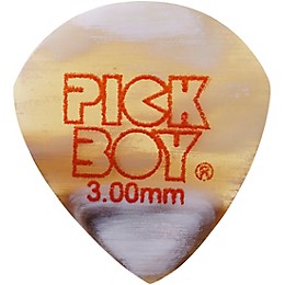 Pick Boy Hand-Crafted Natural Horn Jazz Guitar Pick 3.00 mm 1 Pack