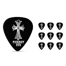 Pick Boy Gothic Cross Celltex Guitar Picks 1.00 mm 10 Pack Pick Boy Gothic Cross Celltex Guitar Picks .75 mm 10 Pack