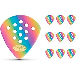 Pick Boy Pos-a-Grip Rainbow Cellulose Jazz Guitar ... Pick Boy Pos-a-Grip Rainbow Cellulose Jazz Guitar Picks 1.50 mm 10 Pack