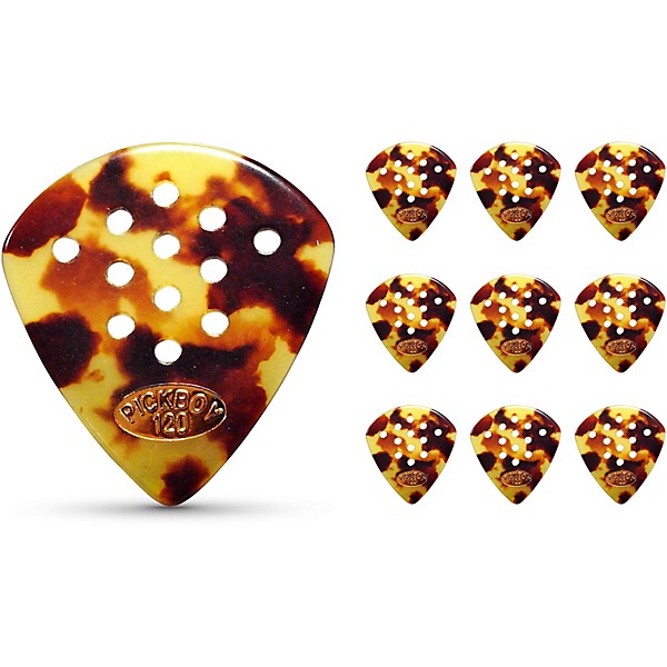 Pick Boy Pos-a-Grip Classic T Shell Cellulose Jazz Guitar Picks 1.20 mm 10 Pack