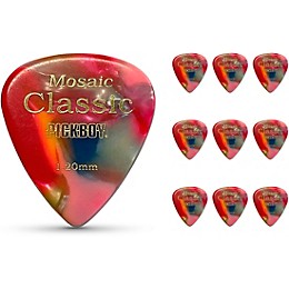 Pick Boy Classic Pickboy Mosaic Medium Raindrop Guitar Picks 1.20 mm 10 Pack