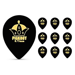 Pick Boy Medium Crown Cellulose Jazz Guitar Picks .75 mm 10 Pack