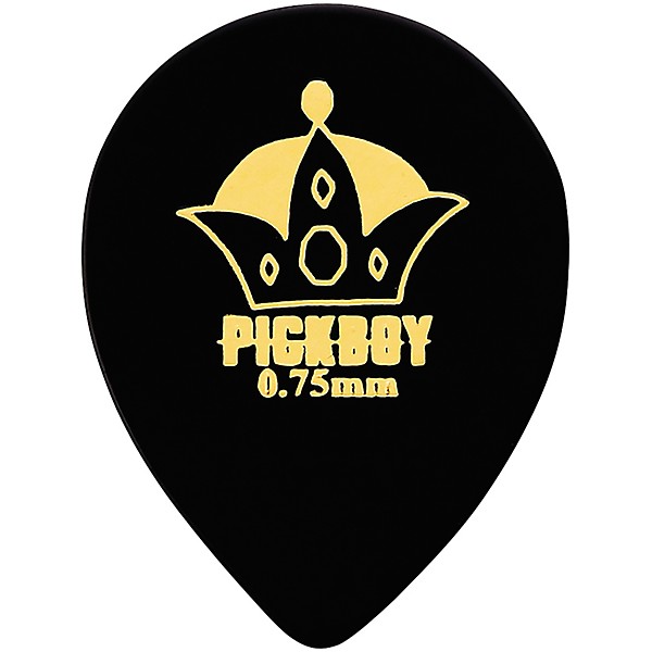 Pick Boy Medium Crown Cellulose Jazz Guitar Picks .75 mm 10 Pack