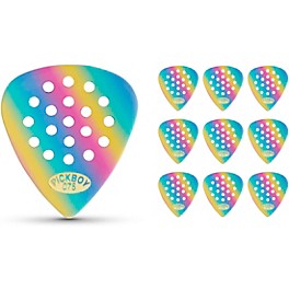 Pick Boy Pos-a-Grip Rainbow Cellulose Guitar Picks .75 m... Pick Boy Pos-a-Grip Rainbow Cellulose Guitar Picks .75 mm 10 Pack