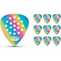 Pick Boy Pos-a-Grip Rainbow Cellulose Guitar Picks .75 mm 10 Pack thumbnail