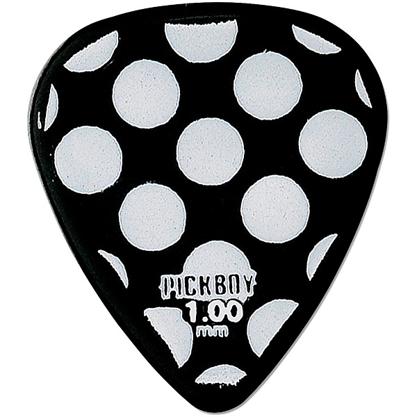 Pick Boy Heavy Metal Polk-a-Dots Celltex Guitar Picks 1.00 mm 10 Pack