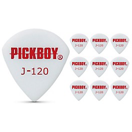 Pick Boy White Polyacetal Jazz Guitar Picks 1.20 mm 10 Pack Pick Boy White Polyacetal Jazz Guitar Picks 1.20 mm 10 Pack