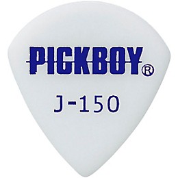 Pick Boy White Polyacetal Jazz Guitar Picks 1.50 mm 10 Pack