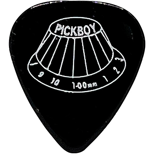 Pick Boy Guitar Knob Black Celltex Guitar Picks 1.00 mm 10 Pack