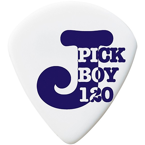 Pick Boy White Cellulose Jazz Guitar Picks 1.20 mm 10 Pack