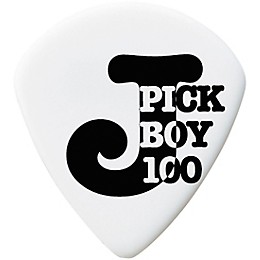 Pick Boy White Cellulose Jazz Guitar Picks 1.00 mm 10 Pack