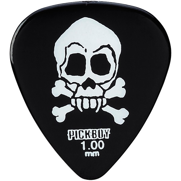 Pick Boy Fang Skull & Crossbones Celltex Guitar Picks 1.00 mm 10 Pack